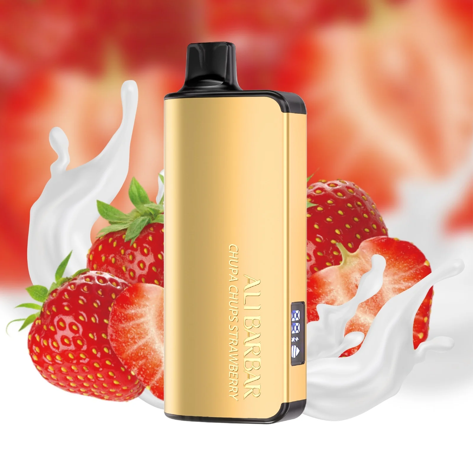 Chuppa Chupps Strawberry Wholesale Alibarbar Ingot 9000 Puffs Chuppa Chupps Strawberry Bulk Disposable Vape | OzAlibarbarBulk - Image 1
